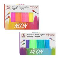 Acrylverf Neon, 4dlg. - thumbnail
