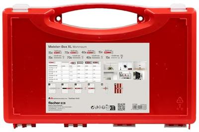 Fischer 577158 Meister-Box XL Bevestigingsset 210 stuk(s)