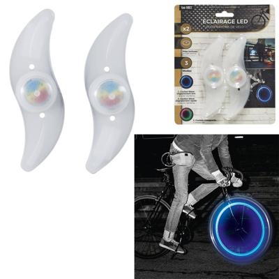 BE-Mix Spaakverlichting - Fietsverlichting - Fietsaccessoire - Fietslampjes - Ledverlichting - 3 Modes - 2 Stuks