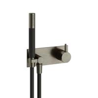 Inbouw Douchemengkraan Hotbath Cobber incl. Doucheslang en Handdouche Verouderd IJzer - thumbnail