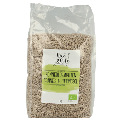 Nice & Nuts Zonnebloempitten bio 1 Kilogram