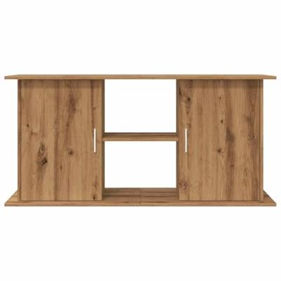Aquariumstandaard Artisan Eikenhout 121x41x58 cm Bewerkt Hout