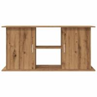 Aquariumstandaard Artisan Eikenhout 121x41x58 cm Bewerkt Hout - thumbnail