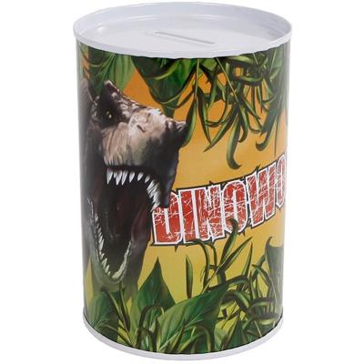 Spaarpot Dinoworld Metaal