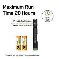 GP C33 zaklamp 150 lumen met 2x AA batterijen - thumbnail