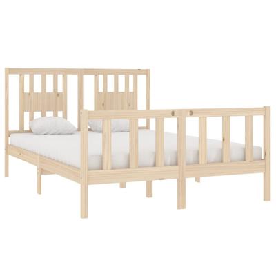 Bedframe massief hout 135x190 cm