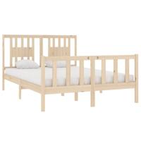 Bedframe massief hout 135x190 cm - thumbnail