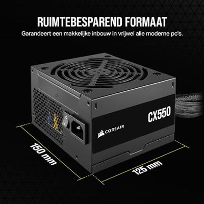 Corsair CP-9020277-EU PC-netvoeding 550 W ATX 80 Plus Bronze