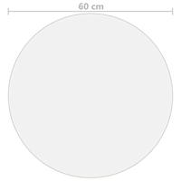 Tafelbeschermer Ø60 cm 2 mm PVC transparant - thumbnail
