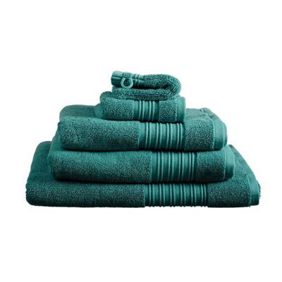 Beddinghouse Badtextiel Sheer Donker Groen-Handdoek (50x100 cm) - Set van 3