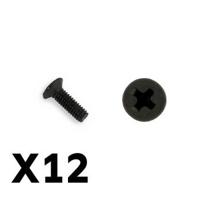 FTX Tracer countersunk screws km2.5*8mm (FTX9750) - thumbnail