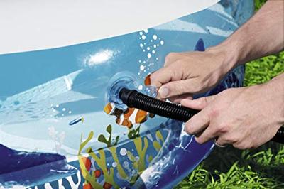 Bestway Opblaasbaar Zwembad 2 Kamers Sea Floor 262x157x46 cm +3 Jaar Tuin 54118