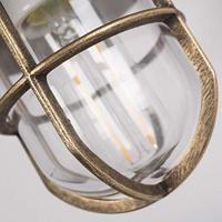 KS Verlichting Bronzen muurlampTours met koperen kap - 1352 - thumbnail