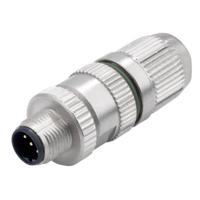 Weidmüller 1864730000 Sensor/actuator connector, niet geassembleerd M12 Aantal polen (sensoren): 3 Stekker, recht 1 stuk(s) - thumbnail