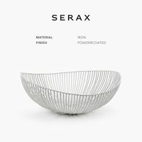 SERAX - Meo - Mand ovaal 37x33cm h14 wit - thumbnail