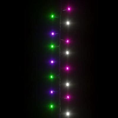 VidaXL Lichtslinger compact met 3000 led&apos;s pastel meerkleurig 65 m pvc - thumbnail