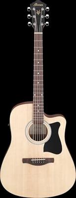 Ibanez V40CE Open Pore Natural elektrisch-akoestische westerngitaar - thumbnail