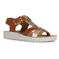 Kindersandalen J45EA Costarei Girl GEOX® bruin - thumbnail