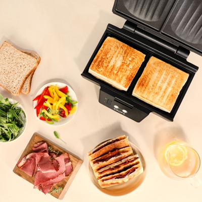Krups FDK462 Tosti apparaat Zwart - thumbnail