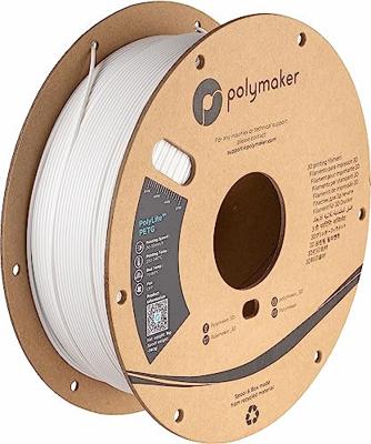 Polymaker PB01002 6938936710042 Filament PETG Hittebestendig, Hoge treksterkte 1.75 mm 1000 g Wit PolyLite™ 1 stuk(s) Polymaker PB01002 6938936710042 Filament PETG Hittebestendig, Hoge treksterkte 1.75 mm 1000 g Wit PolyLite™ 1 stuk(s)