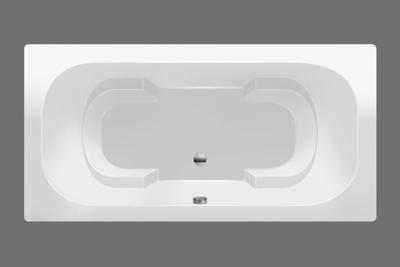 Ligbad Xenz Tanga | Inbouw | 180x90 cm | Incl.Badafvoer | Met overloop | Acryl | Glans wit