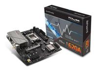 Sapphire 52118-03-40G Moederbord Socket AMD AM5 Vormfactor Micro-ATX Moederbord chipset AMD® A620A - thumbnail