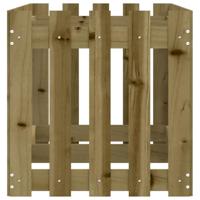 Plantenbak verhoogd hekontwerp 150x50x50 cm gempregneerd hout - thumbnail