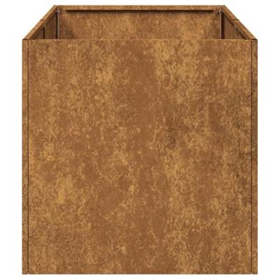 Plantenbak roestig 40x80x40 cm weervast staal Plantenbak roestig 40x80x40 cm weervast staal