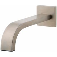 Wiesbaden Baduitloop - Vierkant - 25cm - 1/2inch - Geborsteld Staal - thumbnail