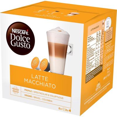 Nescafé Dolce Gusto koffiecapsules, Latte Macchiato, pak van 16 stuks