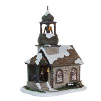 Church adapter included l25xw17,5xh31 cm kersthuisje Luville - Luville - thumbnail