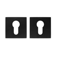 Mooi Deurbeslag Cilinder rozet zwart Nova21 - thumbnail