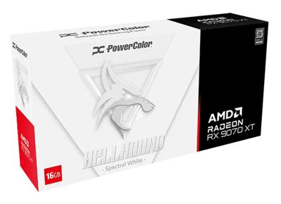 PowerColor Hellhound Radeon RX 9070 XT 16GB Spectral White