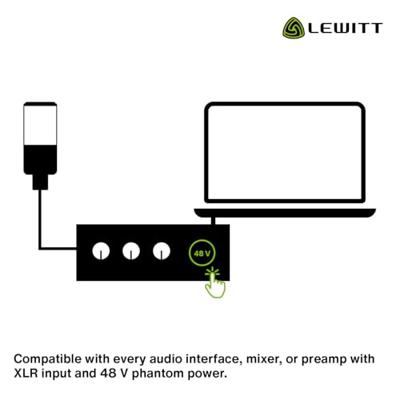 Lewitt LCT 240 PRO black condensator microfoon