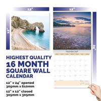 Kustlijn Groot-Brittannië Kalender 2026 - thumbnail