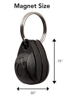 Cat Mate electromagnetisch kattenluik met vierwegsluiting 60mm wit - thumbnail