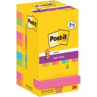 Post-It Super Sticky Z-Notes Carnival, 90 vel, ft 76 x 76 mm, 8 + 4 GRATIS - thumbnail