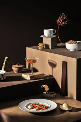 ROSENTHAL - Sonetto Bianco - Ontbijtbordje 23cm Negatief