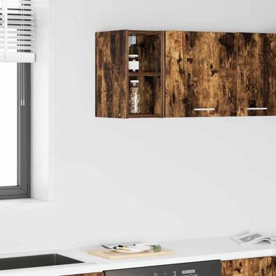Hangkast Riga Gerookt eiken 20 x 29,5 x 40 cm Bewerkt hout Hangkast Riga Gerookt eiken 20 x 29,5 x 40 cm Bewerkt hout