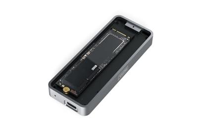 Digitus DA-71157 behuizing voor opslagstations SDD-behuizing Zwart M.2 - thumbnail