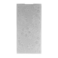 Nellie's Choice • 3d embossing folder achtergrond bladeren en bloemen 10,5x20,5cm - thumbnail
