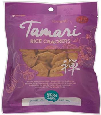 TerraSana Japanse bruine rijstcrackers eko bio 60 Gram
