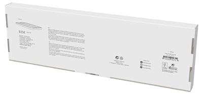 Zone Denmark Double Rim Handdoekrek - L 44 cm - Wit