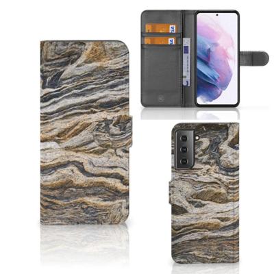 Samsung Galaxy S21 Plus | Bookcase | Steen | Portemonnee hoesje