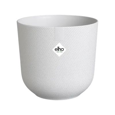 Elho Bloempot Jazz Rond Zijdewit Ø17cm
