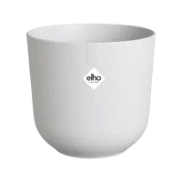 Elho Bloempot Jazz Rond Zijdewit Ø17cm - thumbnail