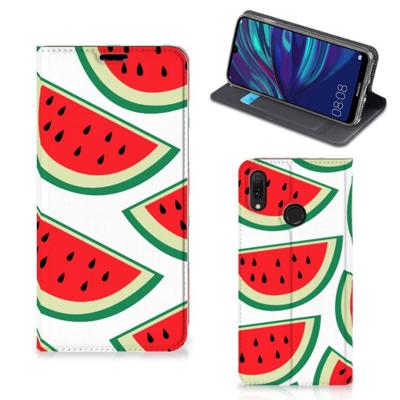 Huawei Y7 hoesje Y7 Pro (2019) | Flip Style Cover | Watermelons