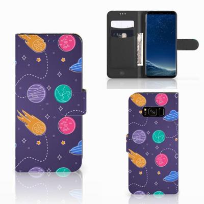 Samsung Galaxy S8 | Wallet Case | met Pasjes | Space