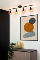 Lucide MAREN - Plafondspot - 4xE14 - Mat Goud / Messing - thumbnail