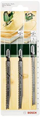 Bosch Accessoires Decoupeerzaagbladenset Extra Clean Wood | 3-delig - 2609256A13 Bosch Accessoires Decoupeerzaagbladenset Extra Clean Wood | 3-delig - 2609256A13